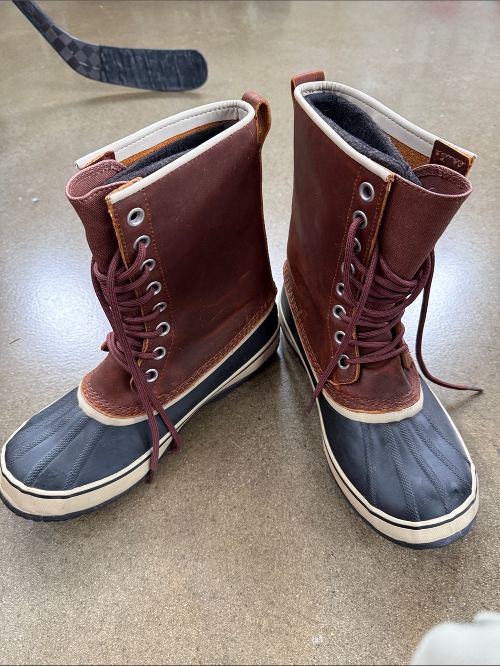 Women’s Sorel 1964 Premium NL1718-206 Waterproof Leather Rubber Boots